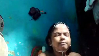 Homemade Shower sex video bathing and Fingering