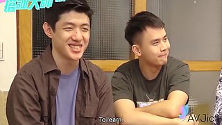 Nerdy Guy Wins Pick-up Game Show And Fucks Cute Brunette Ranako