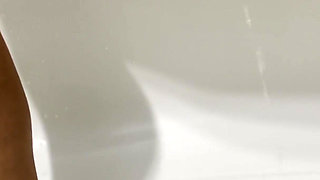 Peeing in the toilet and shower