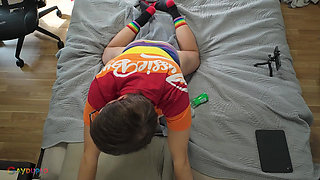 Fucking a Sex Doll in Sexy Pride Briefs!