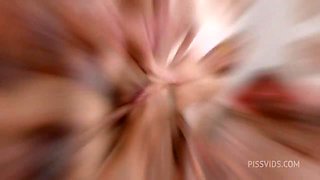 7on1 Double anal Gang Bang goes Wet, Eveline Dellai, 7on1, ATM