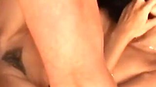 Threesome anal screw with two babes