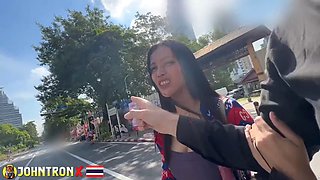 JohnTronX - This petite Thai amateur babe knows how to wiggle her perfect ass in POV