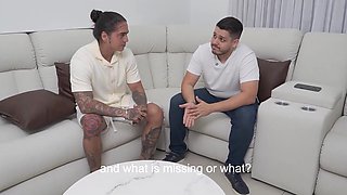 Latina rides cock of her her BF’s friend