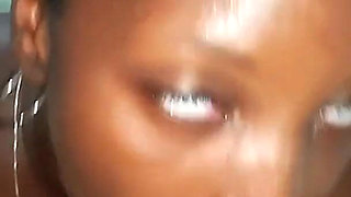 Juicy Cumload Blowjob Passionate Sucking From Dirty Talking Busty Black Ebony Slut Deepthroat Getting Facial - Mastermeat1