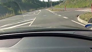 Voyeur Finds Curious Couple On The Roadside By Lets Go Bi