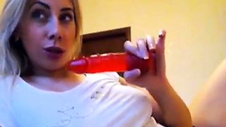 Blond Webcam Anal with Sex Toy