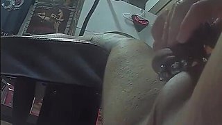 Strap on Stories -pegging -slut Puppet Caged & Slut Hole Pumped Until He Erupts. Close up POV's