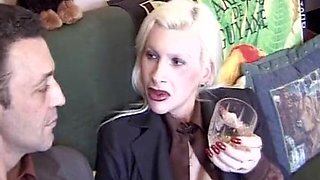 Big boobed cougar French whore fucked hard