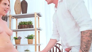 Endearing teen babe loves hardcore porking