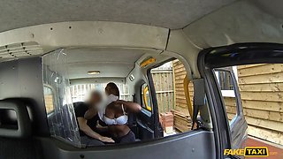 Fake cab Jasmine Webb - horny endowed ebony babe with impressive smoking abilities screws like crazy
