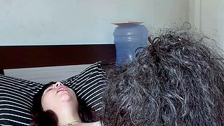 Amateur college lesbians lick pussy in reality groupsex