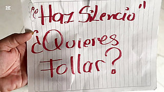 "Be quiet! Do you want to fuck?" - I ask my stepbrother to fuck me secretly so that no one finds out! - PORN IN SPANISH
