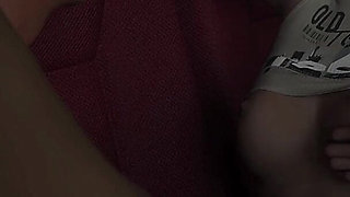 Law College 8 - Mc Teases Aurora in the Movie Theater with Fingers and Touch