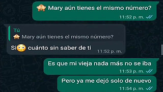 Hot Chat with My Ex's Whore, with Photos