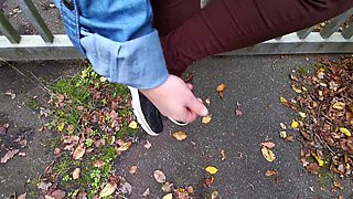 Happy pussy and titslapping in and outdoor