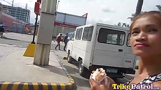 Skinny Filipina Gets A Good Deep Cock Ride - Trike Patrol