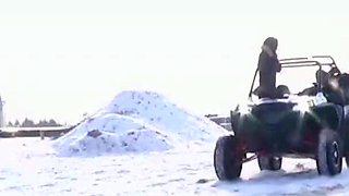 Tempting babes get anally fucked by one BBC