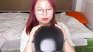 ASMR Snow Ear Touching  Whispering: Babe, Asian  Fansly Porn