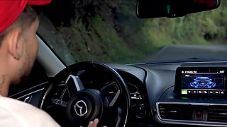 Spontaneous Outdoor Hookup with Busty Latina Stranger