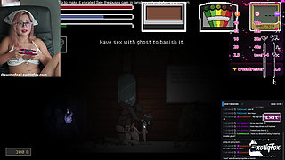 Lewd Gamer Girl Gabbi Plays Lustful Spirit Hunt on Goon Live Stream