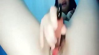 Horny camgirl having hot masturbation: Big Tits, Amateur  Babe Porn