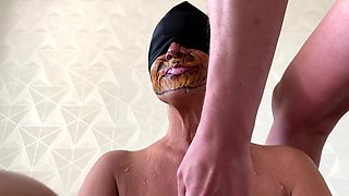 Mature pumpkin cum on face