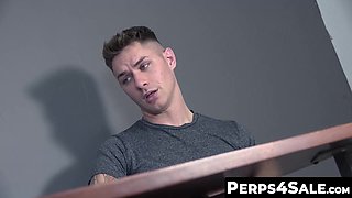 Perps4Sale.com - Tattooed stud Zak Bishop dominated horny officer Jace