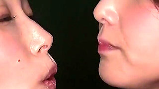 Yumika and Sumire Drool on Each Other’s Noses Until Tey Collapses - Wet Duel in the Classroom