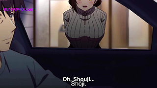 Wet Pussy Gets Fingered in the Car Until She Can't Stop Squirting (Hentai Porn) Subbs