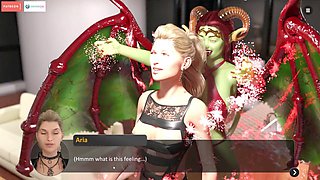 Hentai handjobs in smooth cartoon style