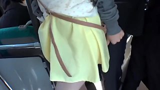 Japanese Hot Pose Huge Tits Fuck on Bus