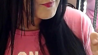 Pretty MILF Natural Smoking