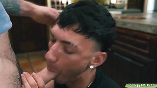 Siren Santiago tries to cheer stepdad Derek Kage