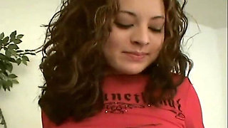 Marissa Kim in Purple Fishnet Pantyhose Sucking and Fucking Her Way to Top