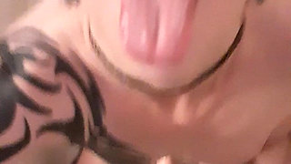 Panty Peeing & Stepmommy Begging for Cum
