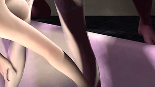 3D Big Boobs Cosplay Model Got Fucked in the Bathroom