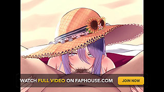 Swimsuit Sizzle Lovely Blowjob