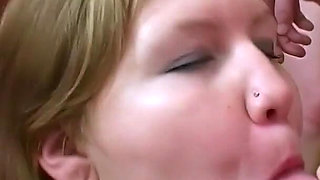 Sucking off the Circle of Cocks That Surround Her