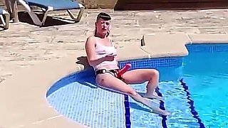 Hot Pool Fuck!