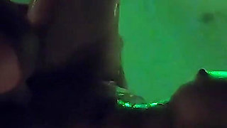 He Squirts Into Her Pussy Hole in the Pool