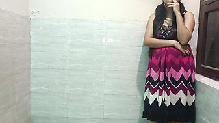 Desi Indian Step Father Punishes His Young Step Daughter After He Sees Her Smoking Alone