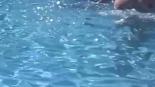 Yesterday’s Filming Day Ended with a Dip in the Pool