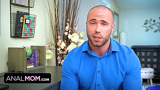 Hot Ginger MILF in Yoga Pants Fucks Stepson - Big Ass Anal & Rimming