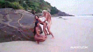 After Party For Carnaval Brazil 2024 At The Nude Beach With A