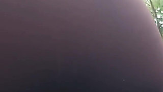 Bending Over Striptease Pissing Outdoors Rubbing My Tight Pussy