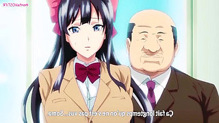 Sex with Main Teacher in Front of Her Boyfriend