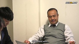 [eng Sub] In Front Of My Boss ... My Wife Became A Nude Model - Kanako Iioka