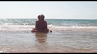 Swimming naked