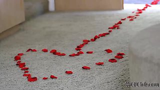 Rose Petals And Romance Leads To Anal